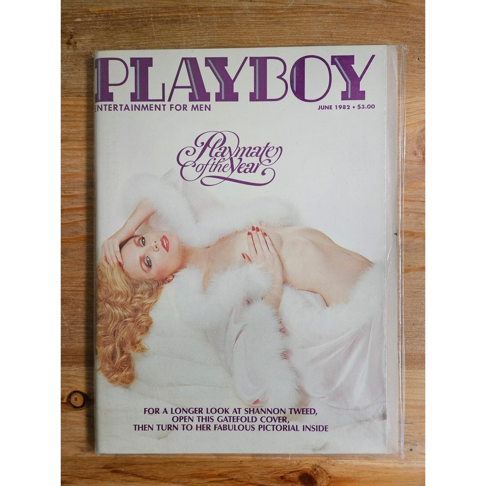 Playboy Magazine June 1982 Shannon Tweed Playmate of the Year Gatefold Vintage